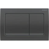 Geberit Alpha30 Kumanda Kapağı Çift Basmalı, Mat Krom