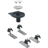 Geberit Setaplano Yer Süzgeci Sifon Seti,50Mm Derinlik 6 Ayaklı Montaj