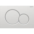 Geberit Sigma01 Kumanda Kapağı, Çift Basmalı, Mat Krom