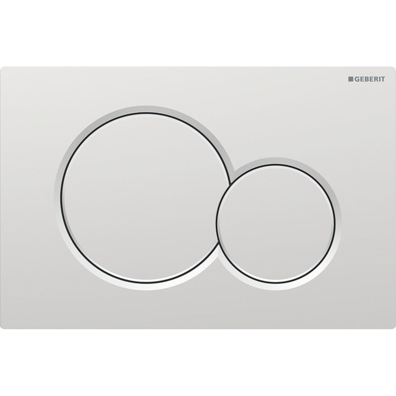 Geberit Sigma01 Kumanda Kapağı, Çift Basmalı, Mat Krom