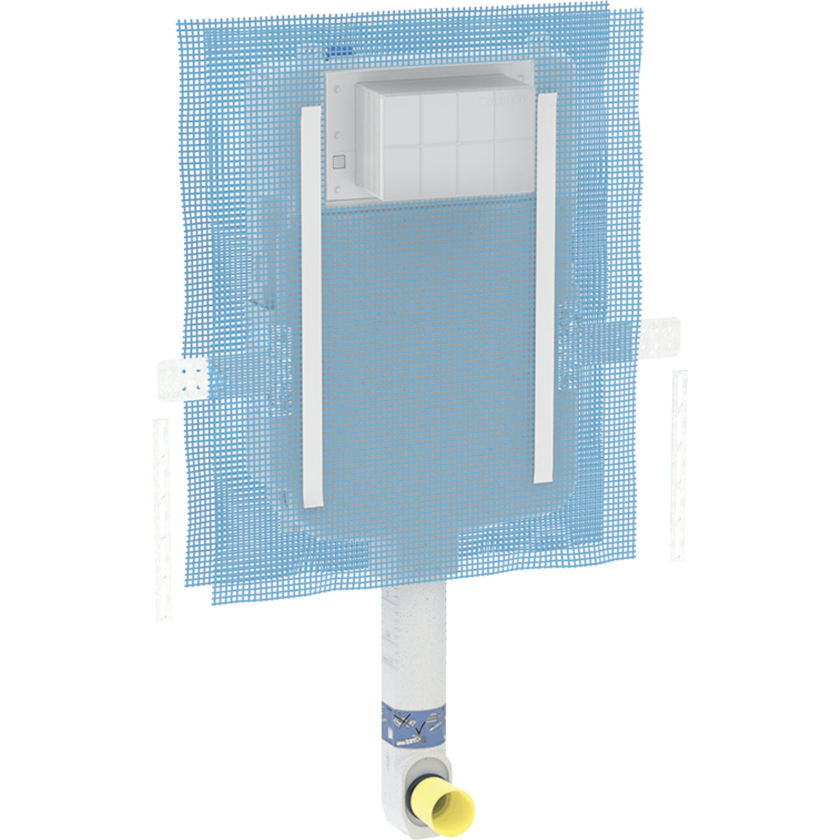 Geberit Alpha Helataşı İçin Gömme Rezervuar, 8 Cm