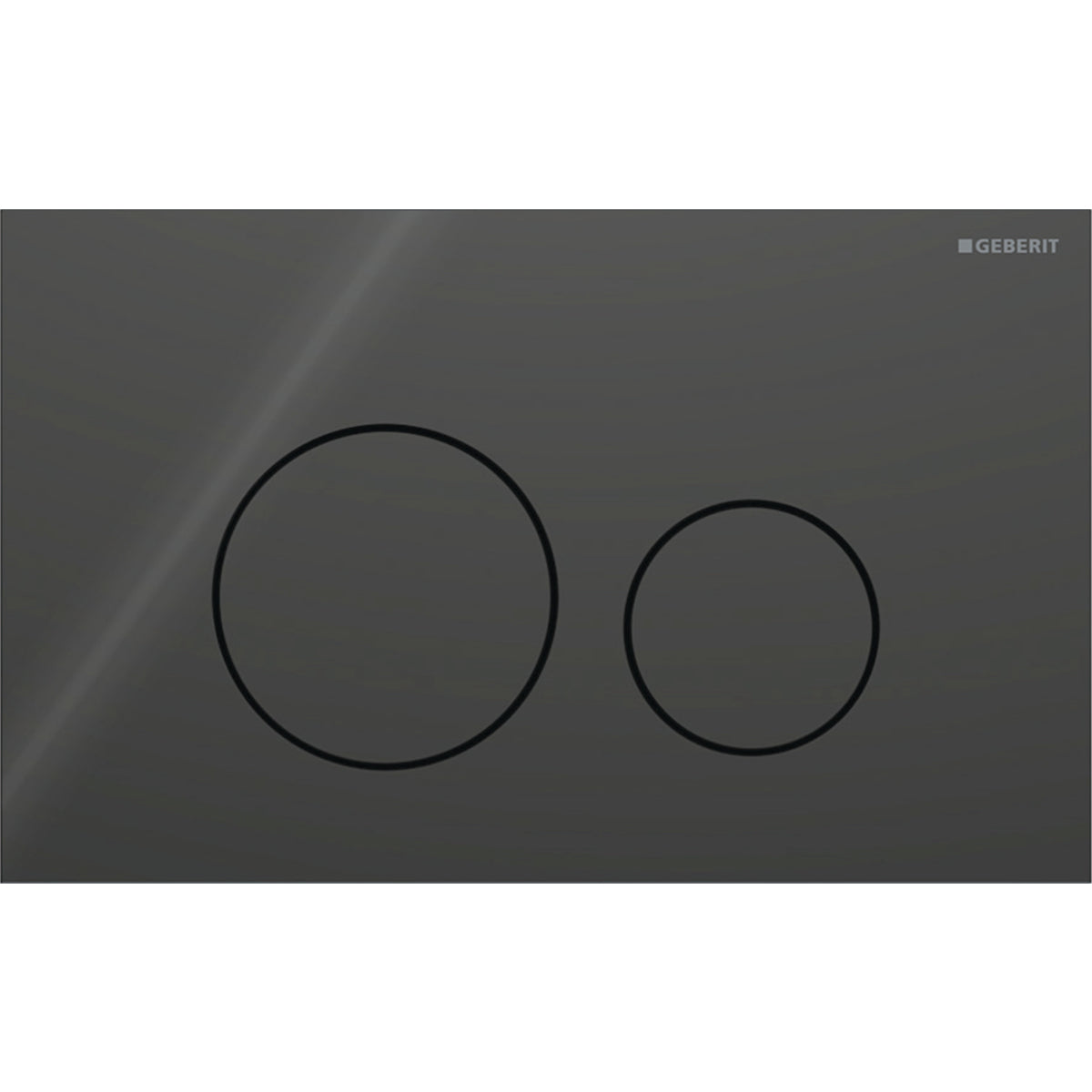 Geberit Sigma40 Round Siyah Kumanda Paneli
