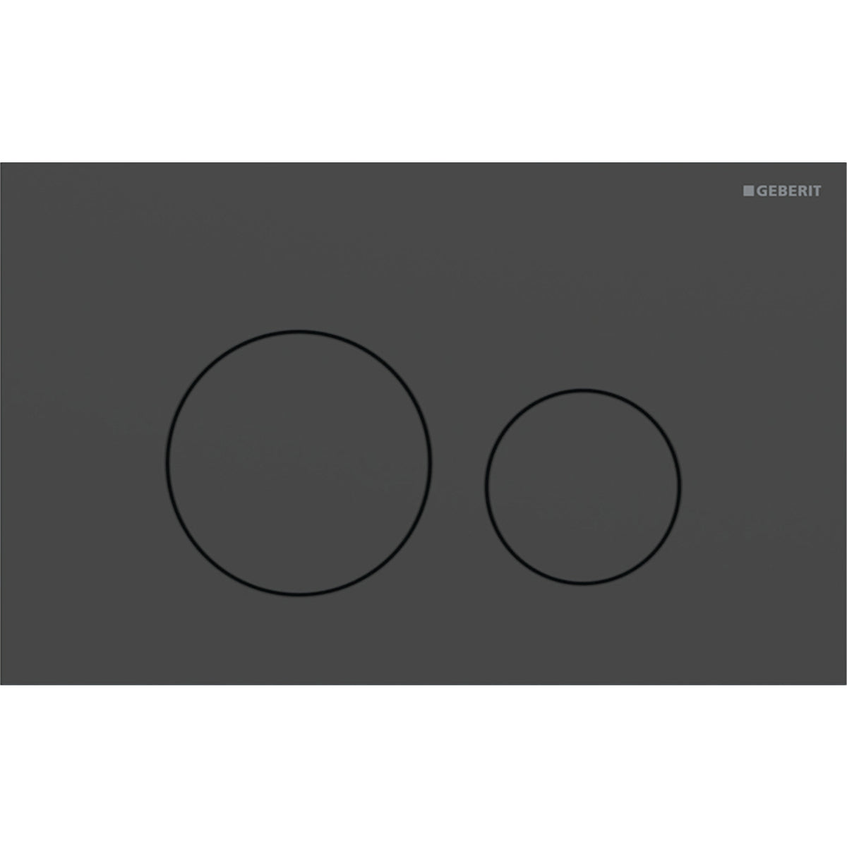 Geberit Sigma40 Round Mat Siyah Kumanda Paneli