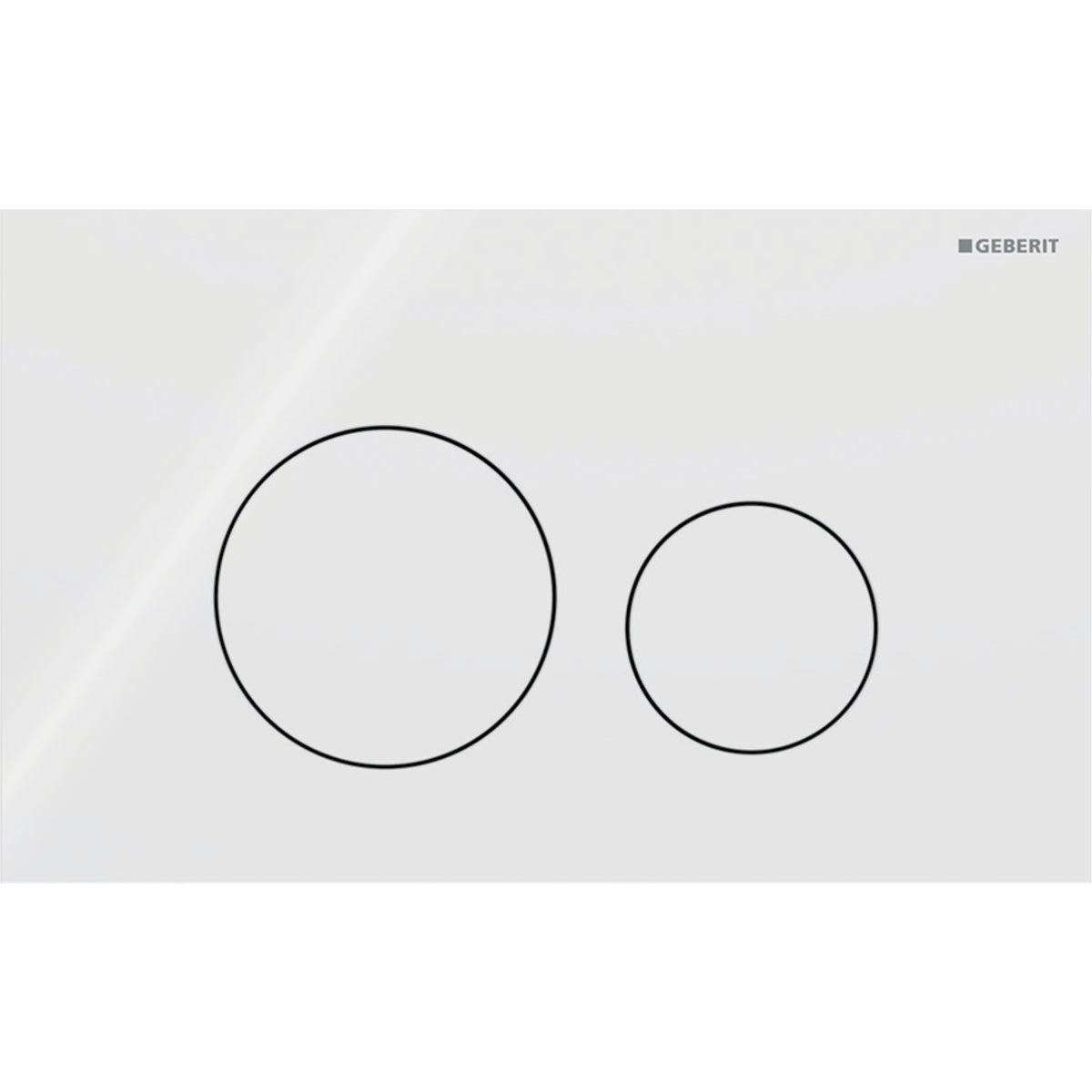 Geberit Sigma40 Round Beyaz Kumanda Paneli