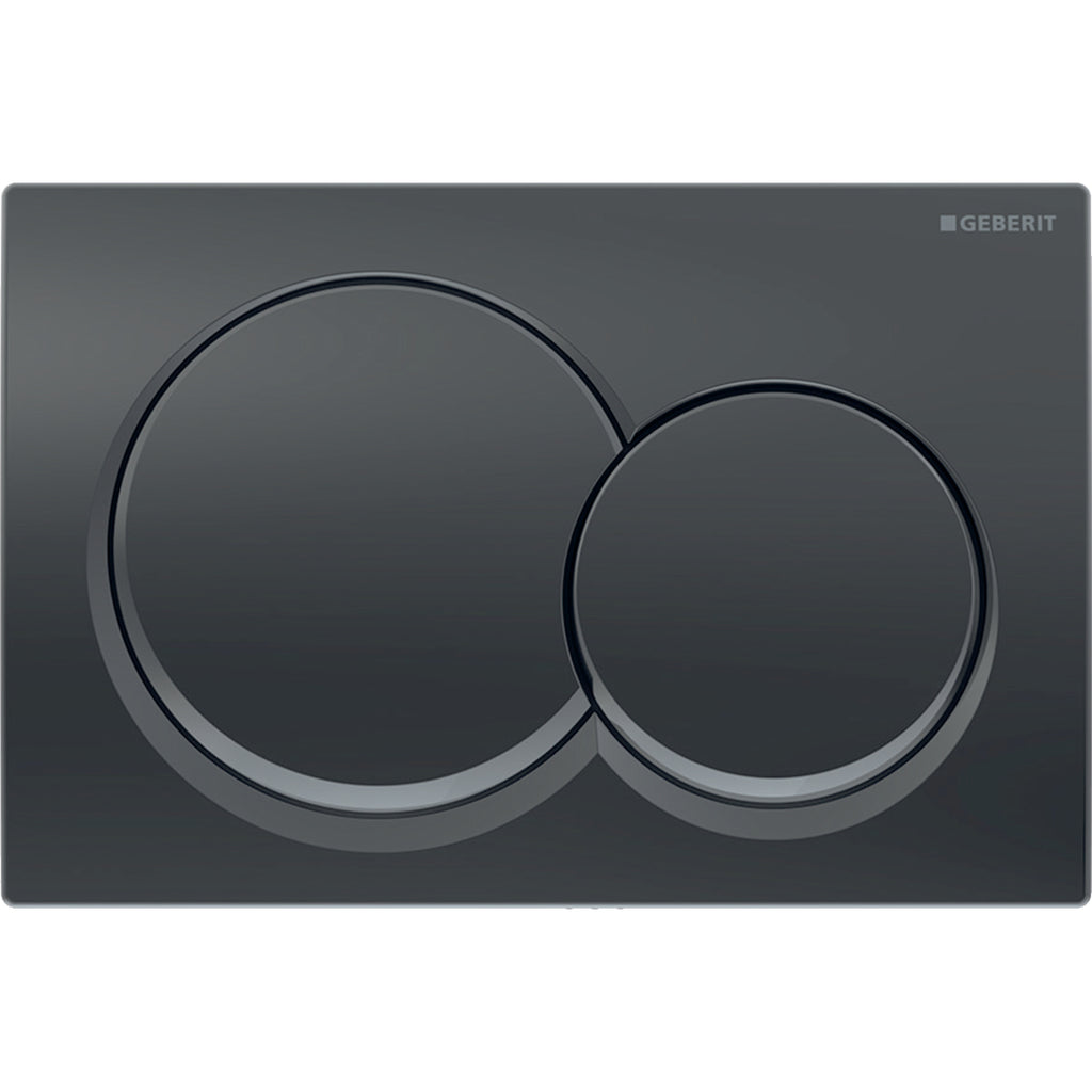 Geberit Alpha01 Kumanda Kapağı Çift Basmalı, Mat Krom