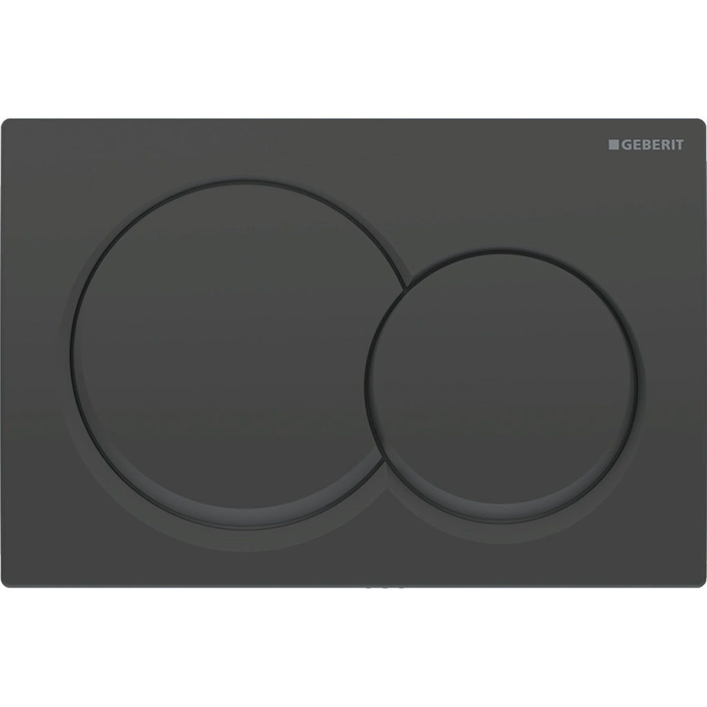 Geberit Alpha01 Kumanda Kapağı Çift Basmalı, Mat Krom