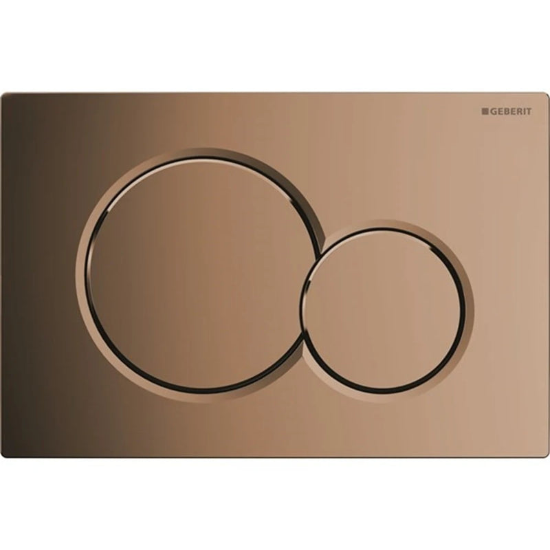 Geberit Sigma01 Kumanda Kapağı, Çift Basmalı, Pirinç