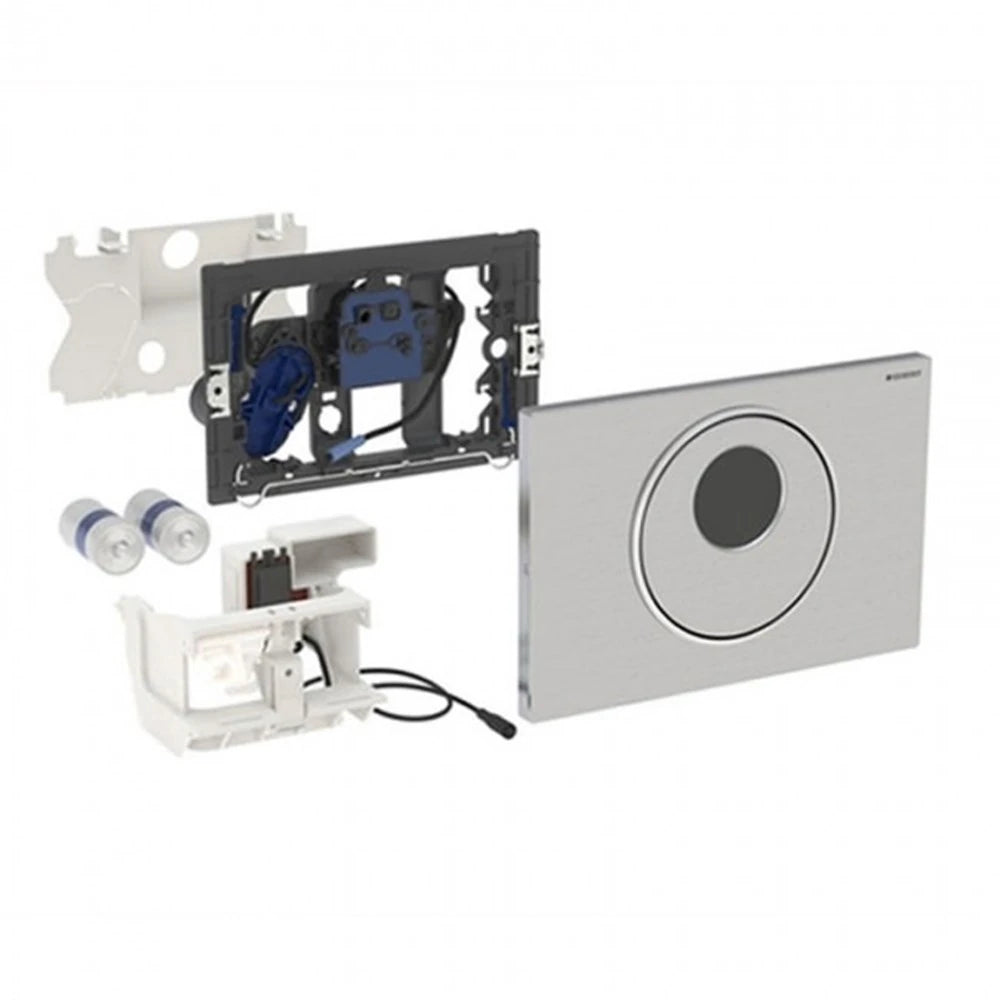 Geberit Sigma10 Fotoselli Kumanda Kapağı, Elektrikli, Paslanmaz Çelik (8 Cm)