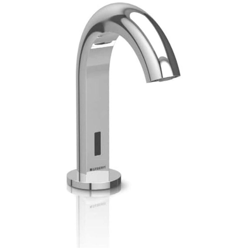 Geberit Piave Fotoselli Lavabo Bataryası, Çift Su Girişli, Elektrikli (Duvar Üzerine Montajlı Kontrol Kutusu İle)