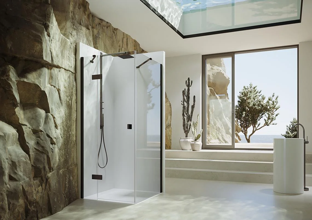 Hüppe Solva Sak C Solo T - Siyah Banyo Görünümü